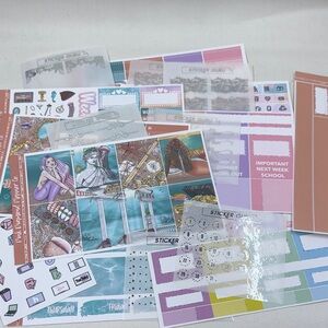 Pink Diamond Planner Co. Planner Stickers Set 18pcs